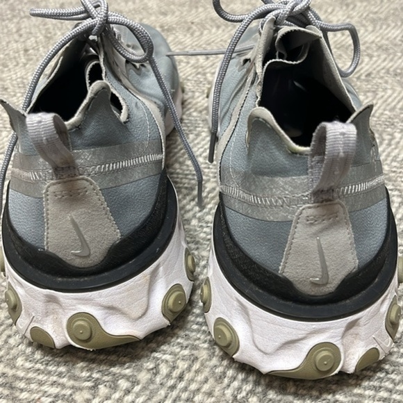 Nike‎ React Element 55 Size 15 Metallic Silver White Gray Black main image 4